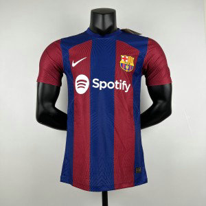 2023_24 Barcelona Home player version Soccer Men Jersey