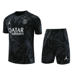 2023_24 PSG PARIS SAINT-GERMAIN Training Suit Black Soccer Men Jersey