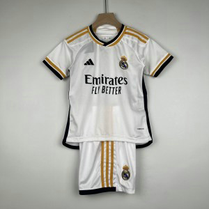 2023_24 Real Madrid Home Soccer Kids Jersey