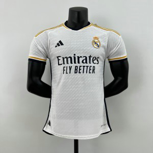 2023_24 Real Madrid Home player version Soccer Men Jersey