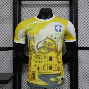 2024 Player Version Slim Fit(Run Smaller) Brazil Special Edition Jersey S-XXL