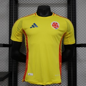 2024 Player Version Slim Fit(Run Smaller) Colombia Home Jersey S-XXL