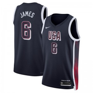 2024 Team USA 6 James Blue Jersey