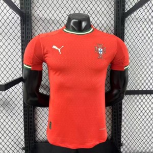 2025 Player Version Slim Fit(Run Smaller) Portugal Home Jersey S-4XL