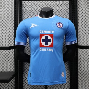 24-25 Player Version Slim Fit(Run Smaller) Blue Cross Home Jersey S-XXL