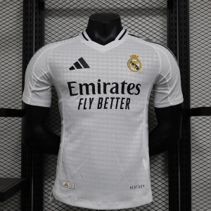 24-25 Player Version Slim Fit(Run Smaller) Real Madrid Home Jersey S-3XL