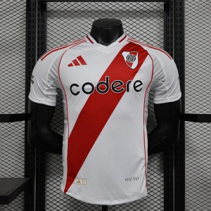 24-25 Player Version Slim Fit(Run Smaller) River Plate Home Jersey S-XXL
