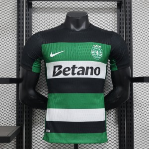 24-25 Player Version Slim Fit(Run Smaller) Sporting Lisbon Home Jersey S-XXL