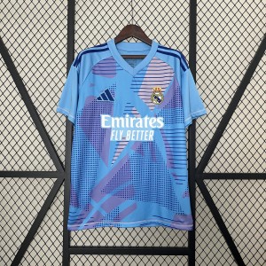 24-25 Real Madrid Goalkeeper Blue Jersey