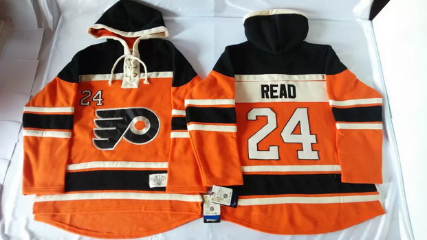Old Time Hockey Philadelphia Flyers #24 Matt Read 2012 Winter Classic Orange Hoodie