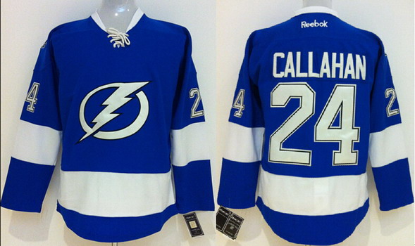 Tampa Bay Lightning #24 Ryan Callahan New Blue Jersey
