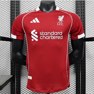 25-26 Liverpool Home Player Version Slim Fit(Run Smaller) Jersey S-4XL