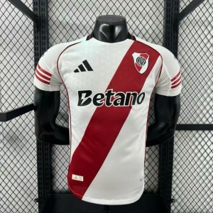 25-26 Player Version Slim Fit(Run Smaller) River Plate Home Jersey S-4XL