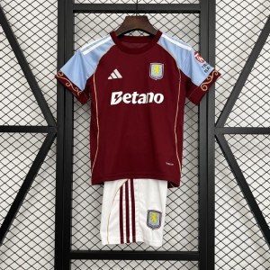 25-26 kids kit Aston Villa Home