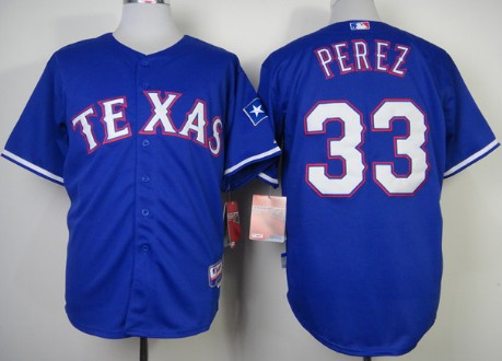Texas Rangers #33 Martin Perez 2014 Blue Jersey