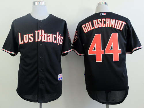 Arizona Diamondbacks #44 Paul Goldschmidt 2015 Black Jersey