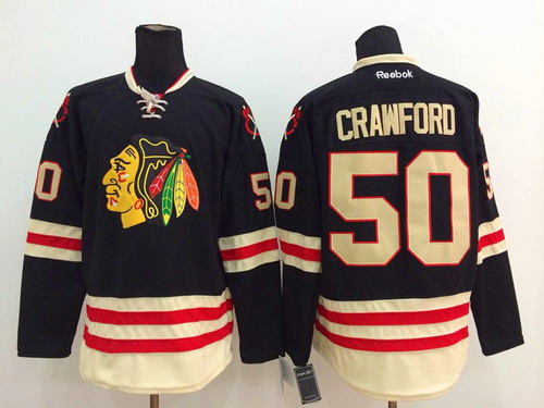 Chicago Blackhawks #50 Corey Crawford 2015 Winter Classic Black Jersey
Chicago Blackhawks #50 Corey Crawford 2015 Winter Classic Black Jersey