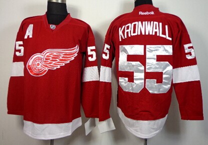 Detroit Red Wings #55 Niklas Kronwall Red Jersey