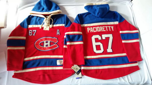 Old Time Hockey Montreal Canadiens #67 Max Pacioretty Red Hoodie