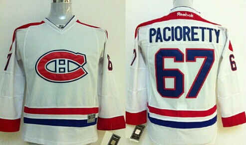 Montreal Canadiens #67 Max Pacioretty White Kids Jersey