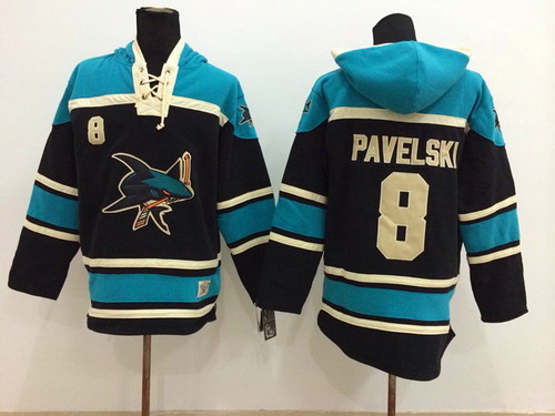 Old Time Hockey San Jose Sharks #8 Joe Pavelski Black Hoodie