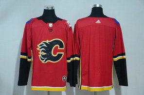 Adidas Flames Blank Red NHL Stitched Jersey
