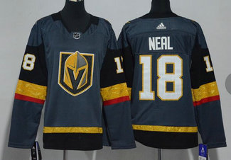 Adidas Golden Knights #18 James Neal Stitched Grey Home Authentic NHL Jersey