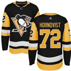 Adidas Pittsburgh Penguins #72 Patric Hornqvist Stitched Black Alternate Authentic NHL Jersey