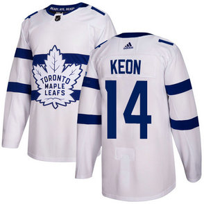 Adidas Toronto Maple Leafs #14 Dave Keon White 2018 Stadium Series Stitched NHL Jersey