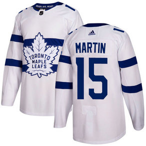 Adidas Toronto Maple Leafs #15 Matt Martin White 2018 Stadium Series Stitched NHL Jersey