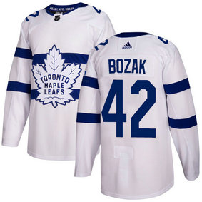 Adidas Toronto Maple Leafs #42 Tyler Bozak White 2018 Stadium Series Stitched NHL Jersey