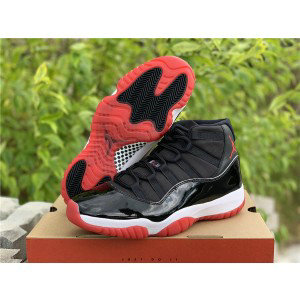 Air Jordan 11 Black Red Shoes