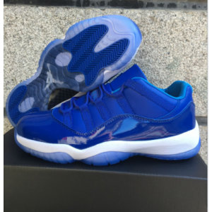 Air Jordan 11 Blue Low Shoes