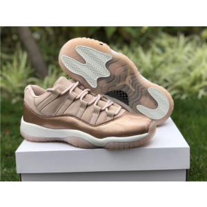 Air Jordan 11 Low GS Rose Gold Shoes