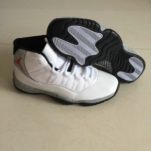 Air Jordan 11 Retro White Black High Shoes