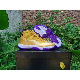 Air Jordan 11 Yellow Gold Kobe Shoes