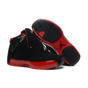 Air Jordan 18 Black Varsity Red Shoes
