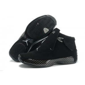 Air Jordan 18 Full Black shoes