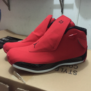 Air Jordan 18 Toro Gym Red Shoes