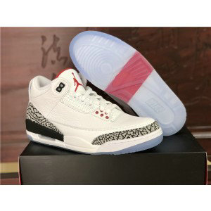 Air Jordan 3 NRG Free Throw Line White Men Shoes