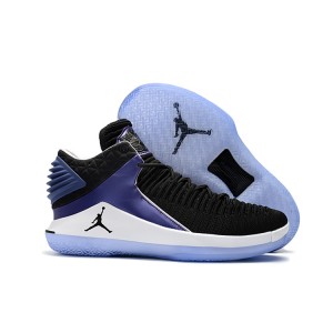 Air Jordan 32 Low Black Purple Basketball Men Shoes