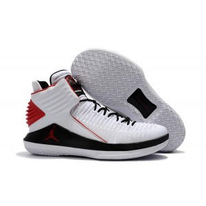 Air Jordan 32 White Black Red Basketball Men Shoes