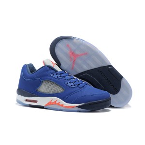 Air Jordan 5 Knicks Low Blue Shoes
