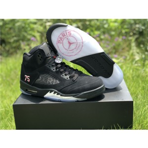 Air Jordan 5 Paris Black Shoes