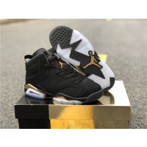 Air Jordan 6 Black Gold Shoes