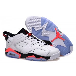 Air Jordan 6 Low White Black Shoes
