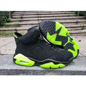 Air Jordan 6 Oregon Ducks Black Green Shoes