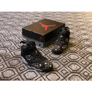 Air Jordan 6 Paparazzi Black White Shoes