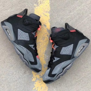 Air Jordan 6 Retro  PSG Black Grey Shoes