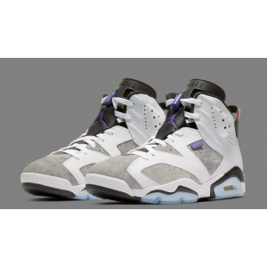 Air Jordan 6 Retro Flint White Gray Shoes